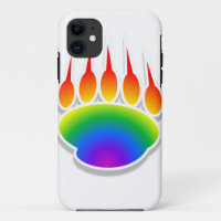 Rainbow Bear Paw Print