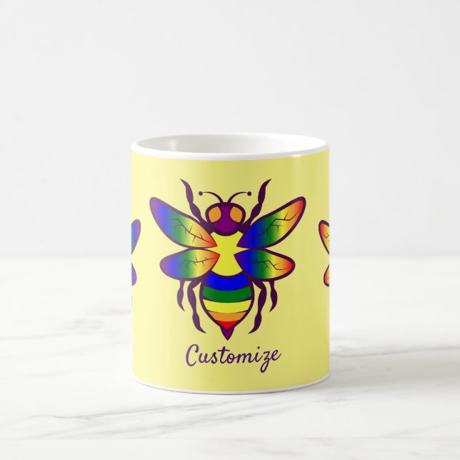 Rainbow Bee Thunder_Cove Kaffeetasse (Mittel)