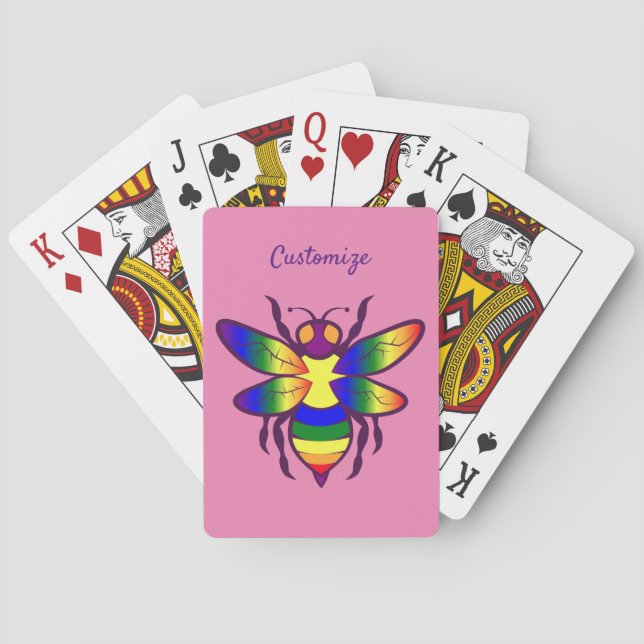 Rainbow Bee Thunder_Cove Spielkarten (Rückseite)