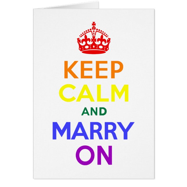 Rainbow Behielt Calm und heiraten weiter (Vorne)