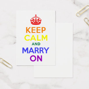 Rainbow Behielt Calm und heiraten weiter