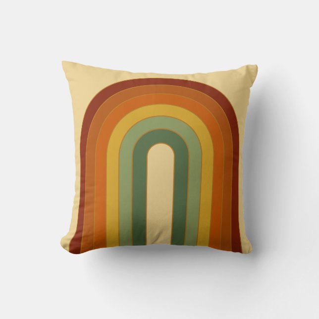 Rainbow Beige Kissen (Vorderseite)