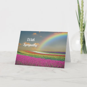 Rainbow Beileid Karte