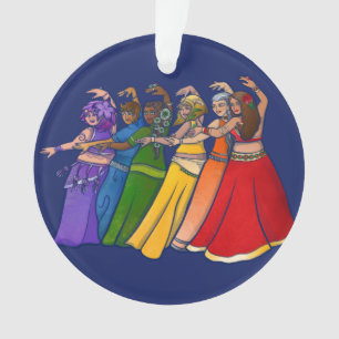 Rainbow Belly Dancer Art Belly Dance Troupe