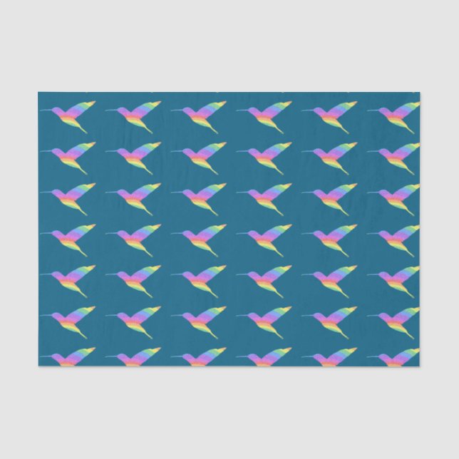 Rainbow-Bird-Papier Seidenpapier (Vorderseite)