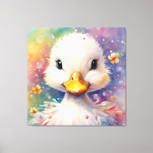 Rainbow Birds Duck 3 Leinwanddruck