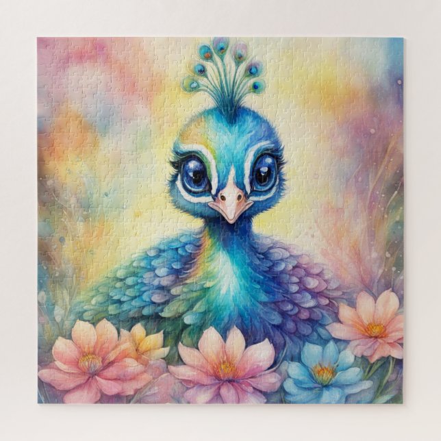 Rainbow Birds Peacock 1 (Vertikal)