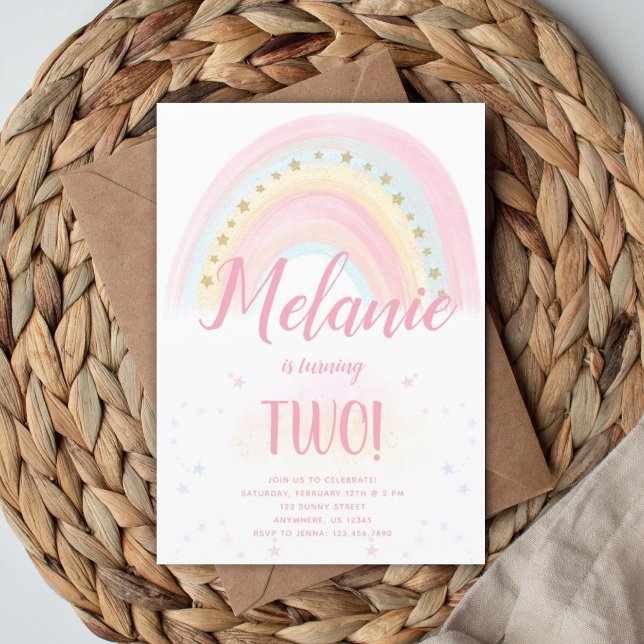 Rainbow Birthday Einladung (Von Creator hochgeladen)