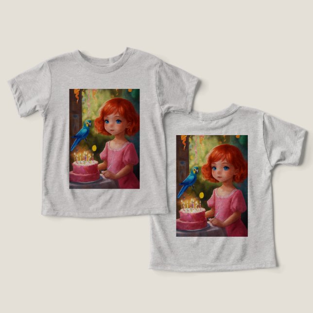 Rainbow Birthday Joy (Design Vorderseite & Rückseite)