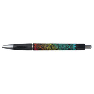 Rainbow Black psychedelic Kugelschreiber