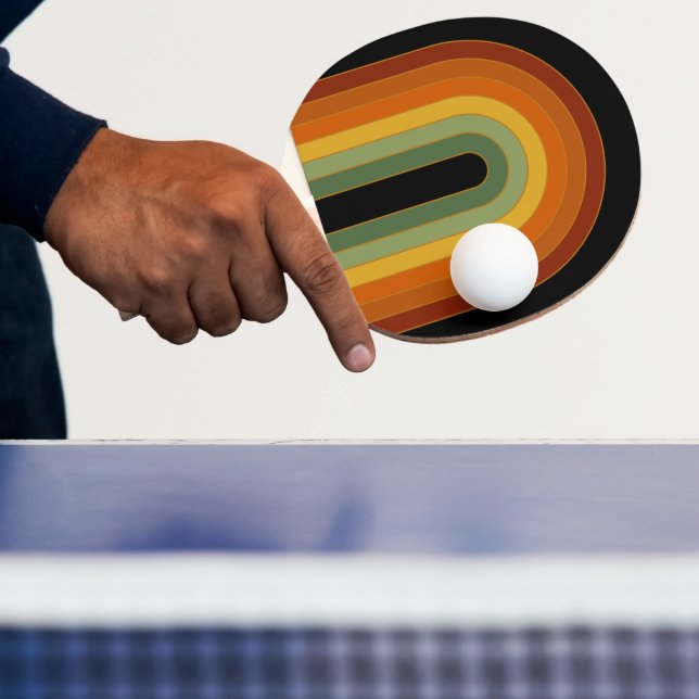 Rainbow Black Tischtennis Schläger (InSitu)