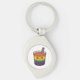 Rainbow-Blase-Tee LGBTQ+-Preis Schlüsselanhänger