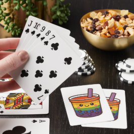 Rainbow-Blase-Tee LGBTQ+-Preis Spielkarten