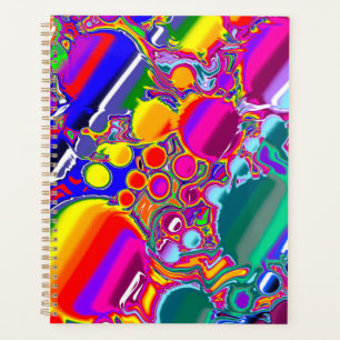 Rainbow Blast Art Abstrait