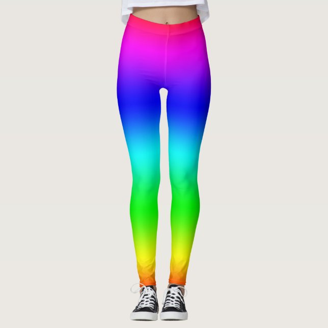 Rainbow Blend Hippy-Leggings Leggings (Vorderseite)