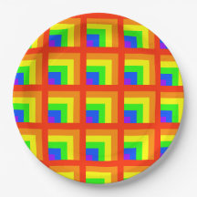 Rainbow Blocks Party Teller - Set 2