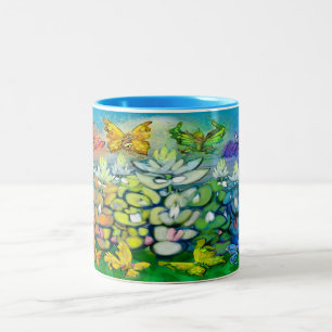 Rainbow Bluebonnets Zwei-Tone-Tasse Zweifarbige Tasse