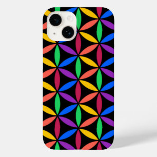Rainbow-Blume des Lebensmusters Case-Mate iPhone 14 Hülle