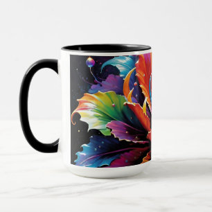 Rainbow Blume Kaffee Tasse