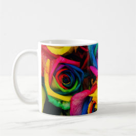 Rainbow-Blume Kaffeetasse