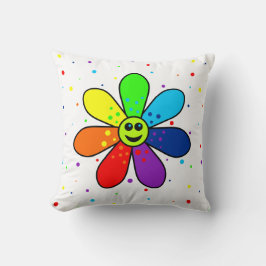 Rainbow Blume Kissen
