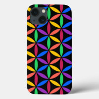 Rainbow Blume of Life Pattern Case-Mate iPhone Ca