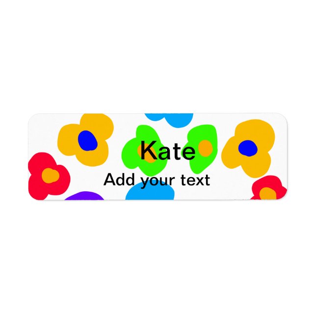 Rainbow Blume Pride Liebe hinzufügen Namenstext lq (Vorne)