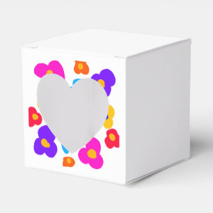 Rainbow Blume Pride Liebe hinzufügen Namenstext lq Geschenkschachtel
