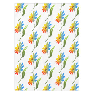 RAINBOW-BLUME TISCHDECKE