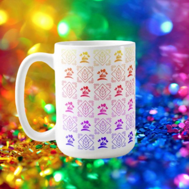 Rainbow Botanical Delight Kaffeetasse (Von Creator hochgeladen)