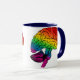 Rainbow Brain Tasse (VorderseiteRechts)