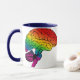 Rainbow Brain Tasse (Mit Donut)