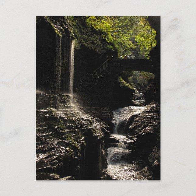 Rainbow Bridge bei Watkins Glen Postcard Postkarte (Vorderseite)