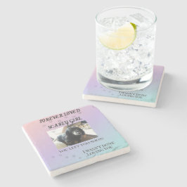 Rainbow Bridge Comfort Pet Memorial Keepsake Steinuntersetzer