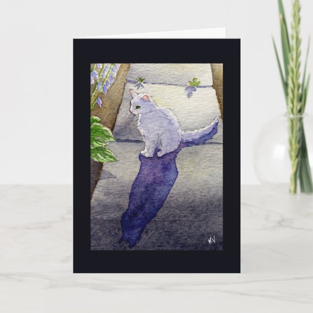 Rainbow Bridge Condolence-Karte Karte (Vorderseite)