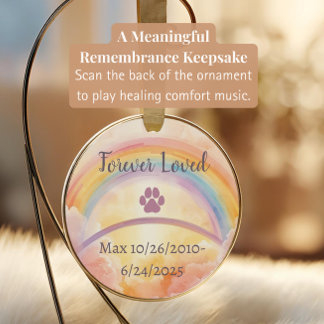 Rainbow Bridge Erinnerungsanhänger für verstorbene Keramik Ornament