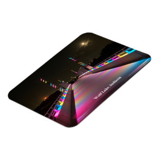 Rainbow Bridge Flexibles Foto Magnet