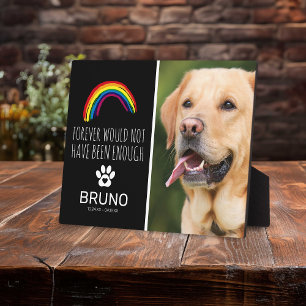 Rainbow Bridge   Gedenkstück für verstorbene Haust Fotoplatte