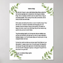 Rainbow Bridge Gedicht Blätter Akzent