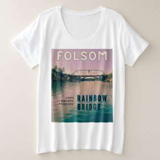 Rainbow Bridge Große Größe T-Shirt