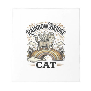 Rainbow Bridge Katze Katze Gedenk Rainbow Bridge V Notizblock