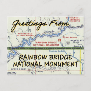 Rainbow Bridge National Monument Vintage Postkarte