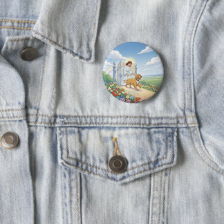 Rainbow Bridge – Personalisierter Erinnerungsbutto Button
