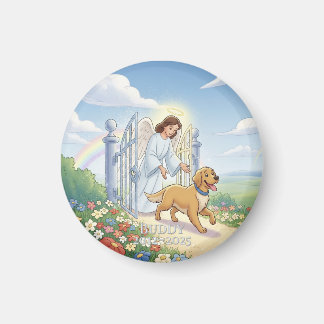 Rainbow Bridge – Personalisierter Haustier-Gedenkm Magnet
