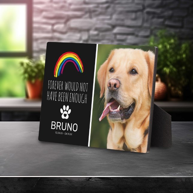 Rainbow Bridge | Pet Memorial Keepake Fotoplatte (Von Creator hochgeladen)