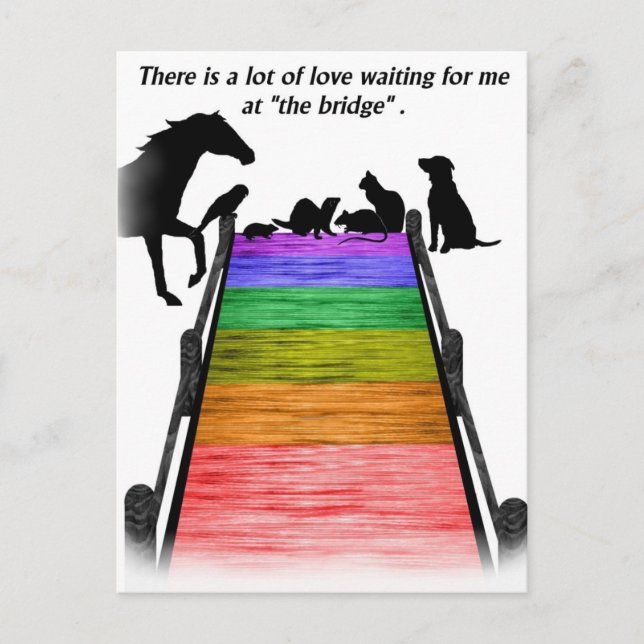 Rainbow Bridge Postcard Postkarte (Vorderseite)