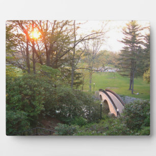 Rainbow Bridge Sunset an der Grove City Uni Fotoplatte