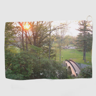 Rainbow Bridge Sunset an der Grove City Uni Golfhandtuch
