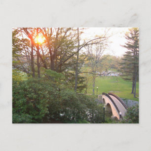 Rainbow Bridge Sunset an der Grove City Uni Postkarte