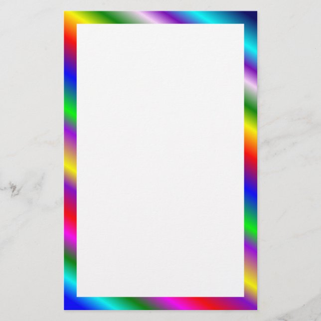 Rainbow Briefpapier (Vorderseite)